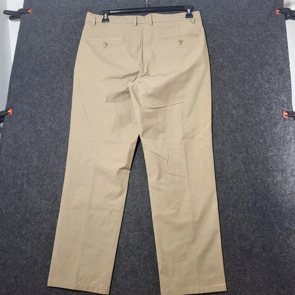 Jos. A. Bank Tailored Fit Chino Pants Mens 34x29 Tan Khaki Flat Front NEW